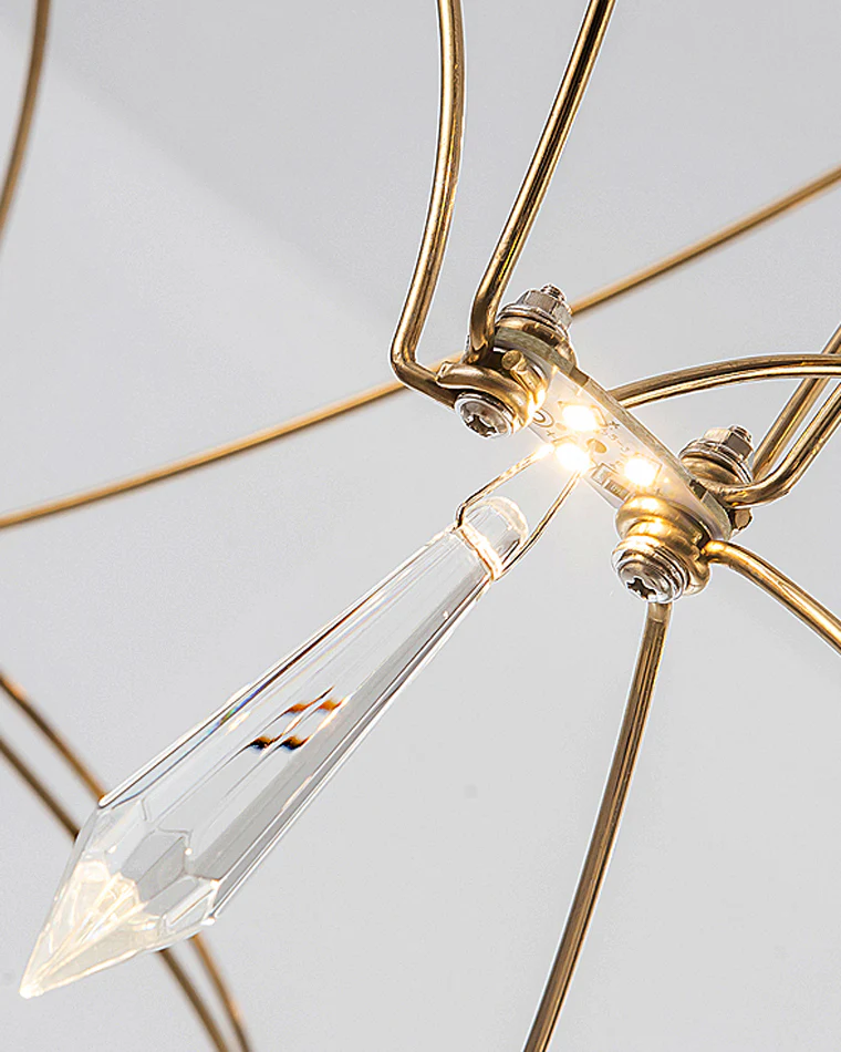 WOMO Large Sculptural Crystal Chandelier-WM2201 - Image 76