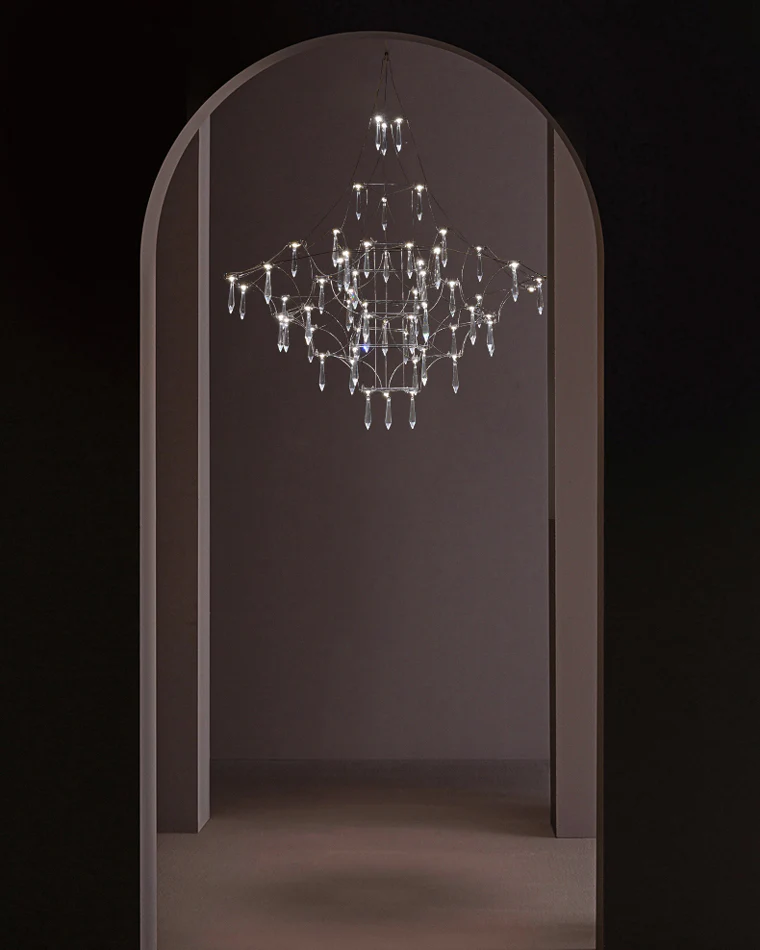 WOMO Large Sculptural Crystal Chandelier-WM2201 - Image 77