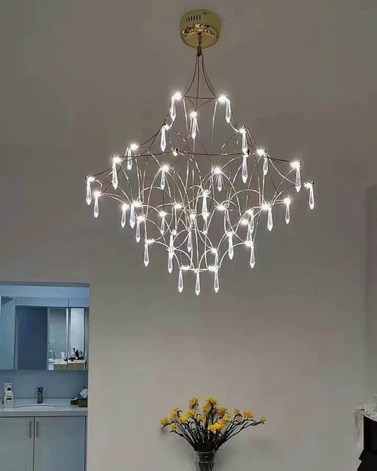 WOMO Large Sculptural Crystal Chandelier-WM2201 - Image 83
