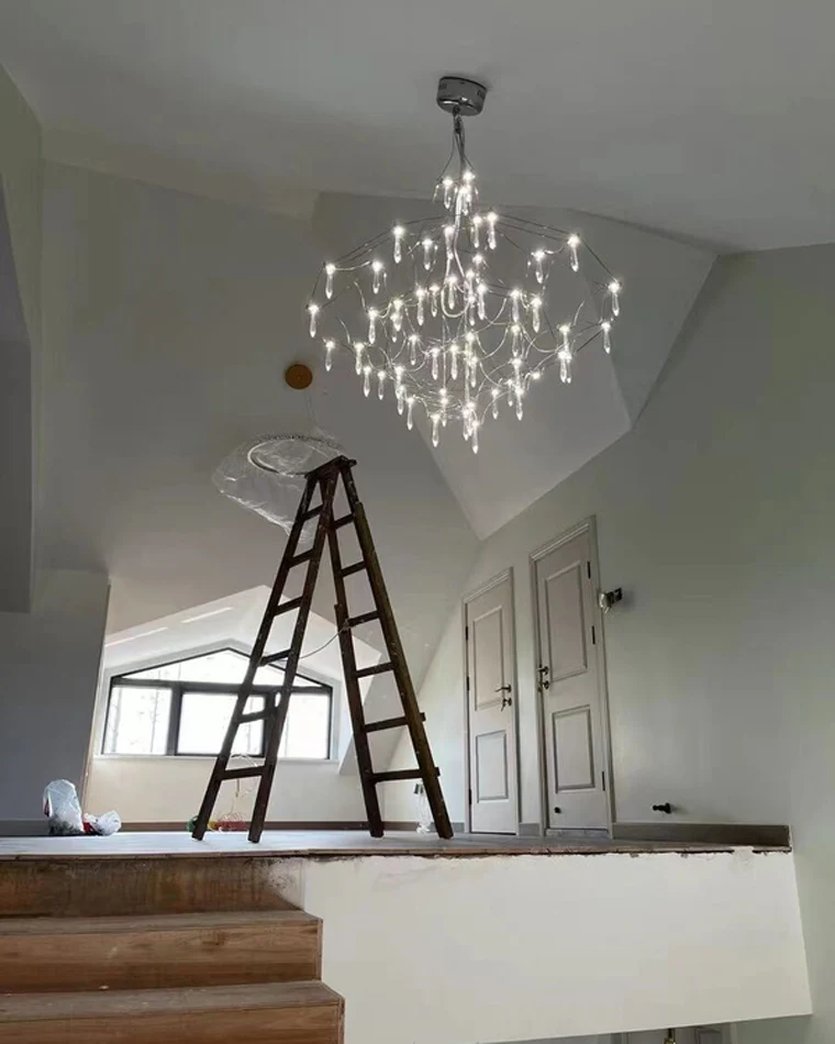 WOMO Large Sculptural Crystal Chandelier-WM2201 - Image 85