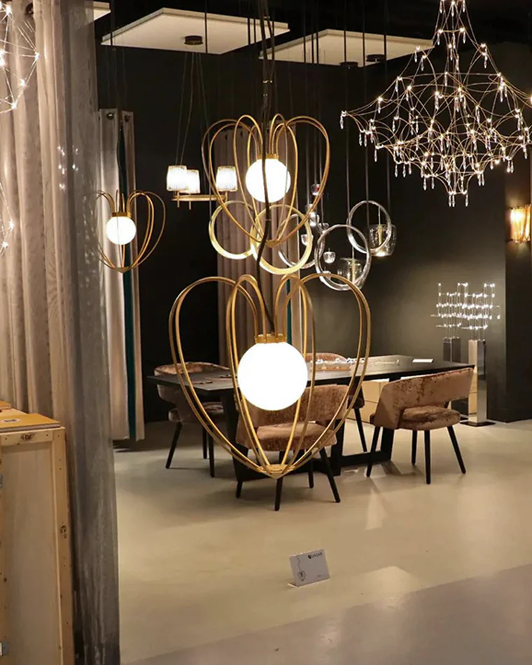 WOMO Large Sculptural Crystal Chandelier-WM2201 - Image 89