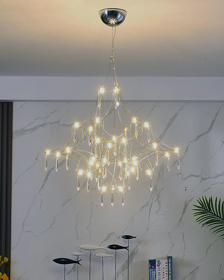 WOMO Large Sculptural Crystal Chandelier-WM2201 - Image 93