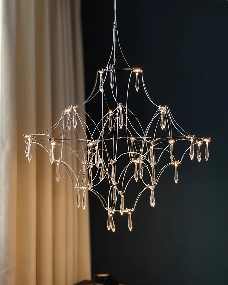 WOMO Large Sculptural Crystal Chandelier-WM2201 - Image 94