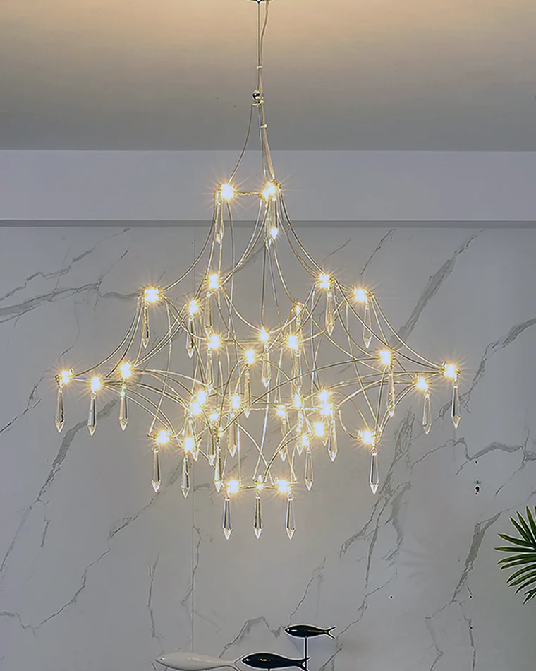 WOMO Large Sculptural Crystal Chandelier-WM2201 - Image 97
