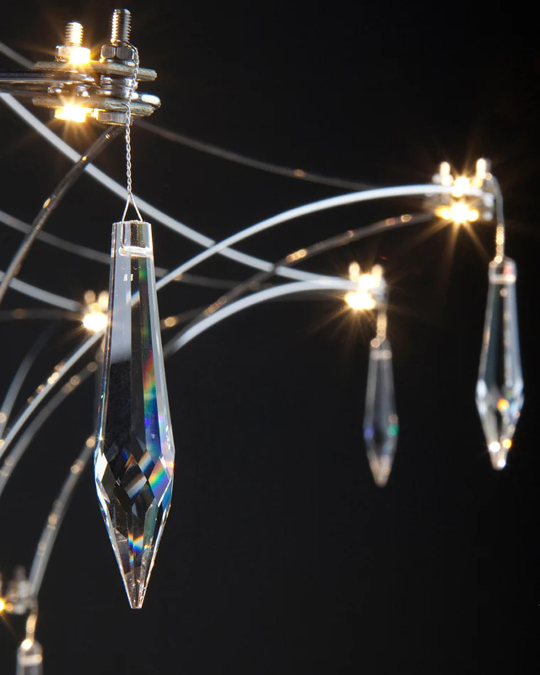 WOMO Large Sculptural Crystal Chandelier-WM2201 - Image 99