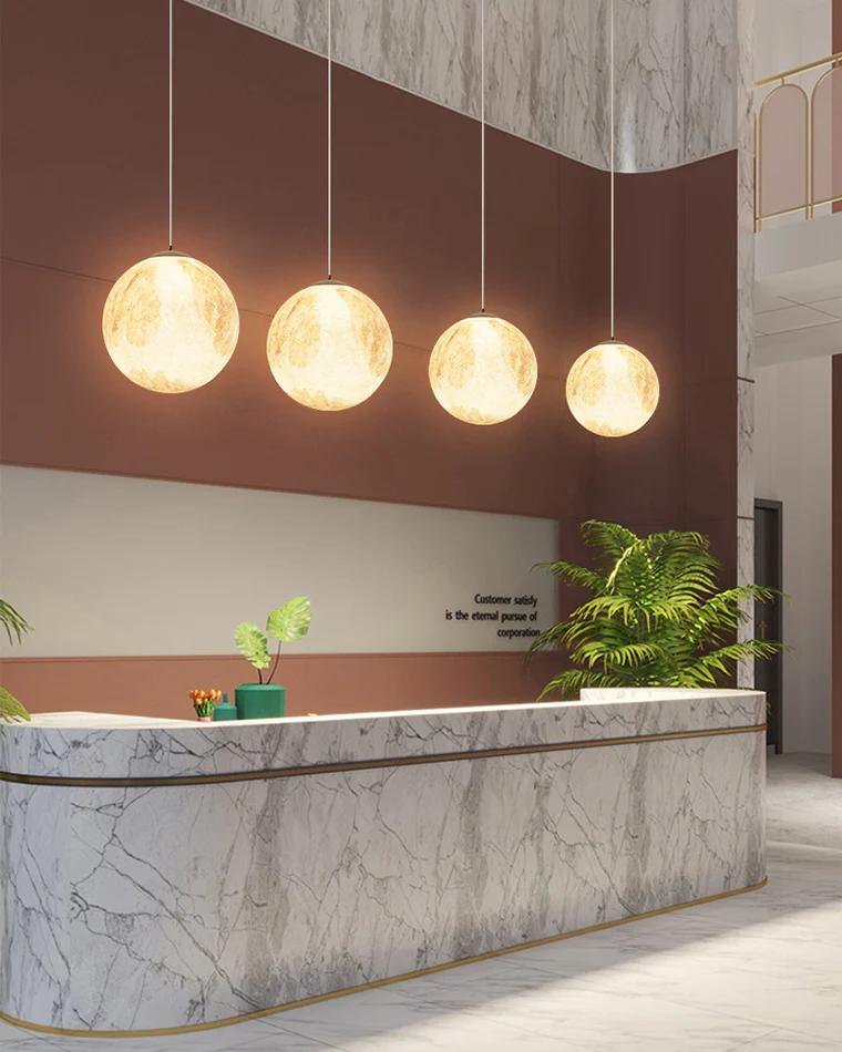 WOMO Globe Moon Large Pendant Light-WM2703 - Image 10