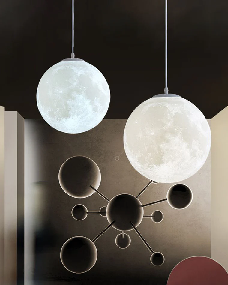 WOMO Globe Moon Large Pendant Light-WM2703 - Image 2