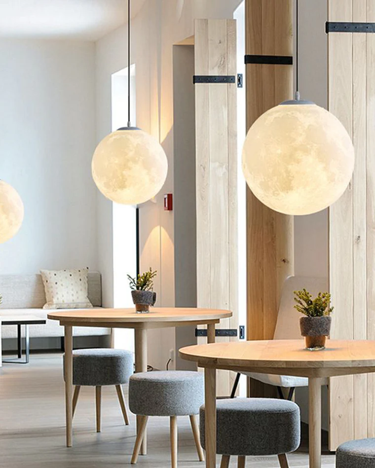 WOMO Globe Moon Large Pendant Light-WM2703 - Image 4