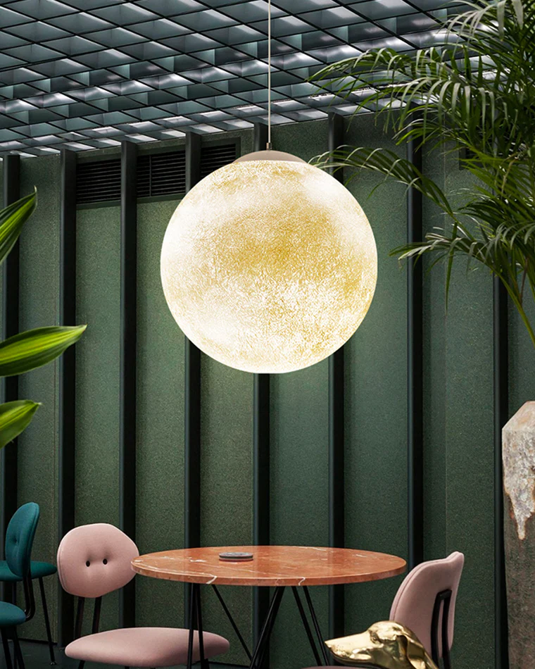 WOMO Globe Moon Large Pendant Light-WM2703 - Image 9