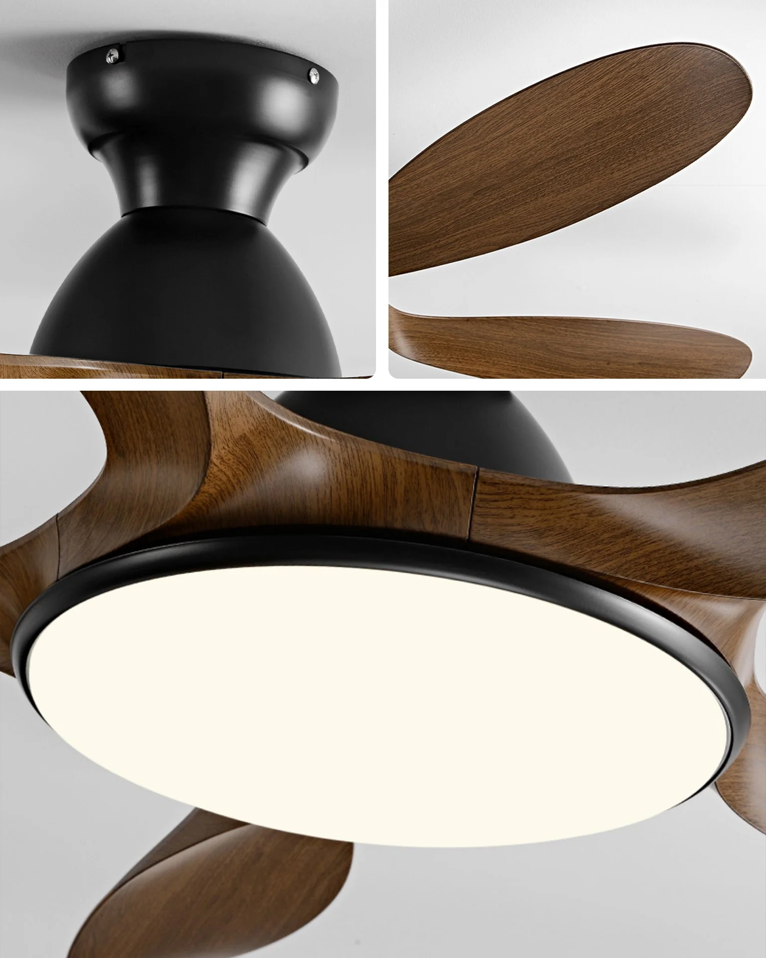 WOMO Large Low Profile Ceiling Fan Lamp - WM5195 - Image 11