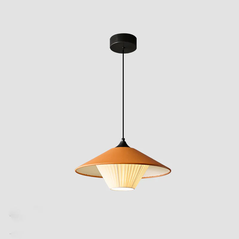 WOMO Leather Cone Pendant Light-WM2952 - Image 13