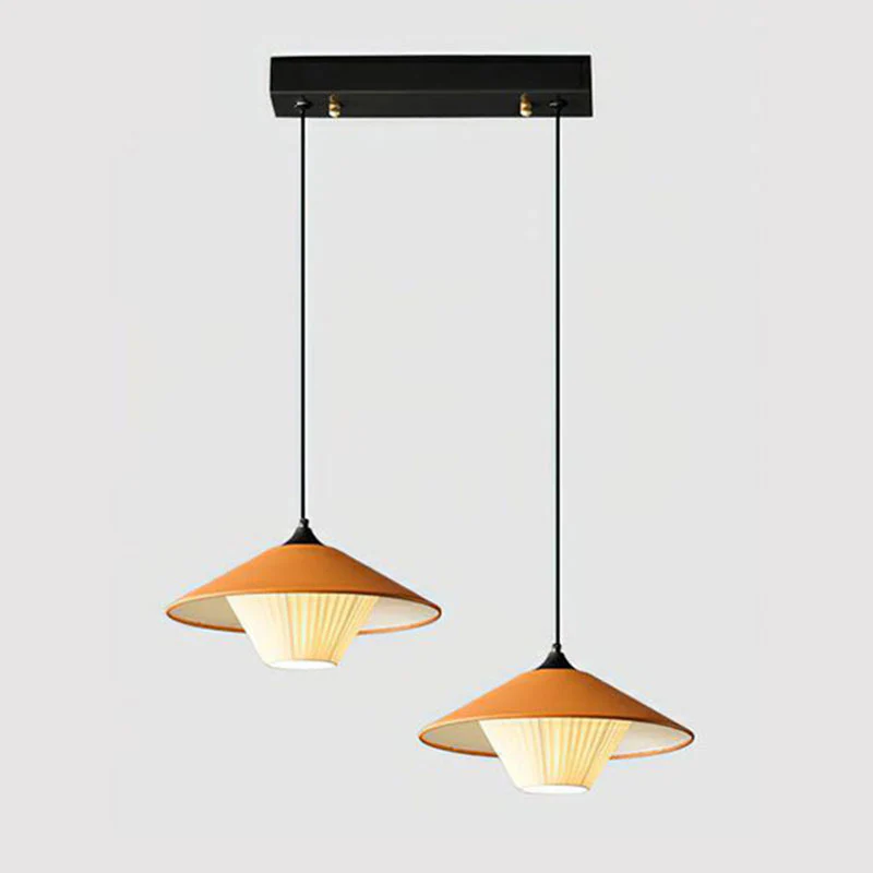 WOMO Leather Cone Pendant Light-WM2952 - Image 17