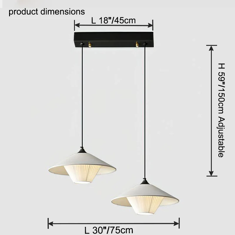 WOMO Leather Cone Pendant Light-WM2952 - Image 20
