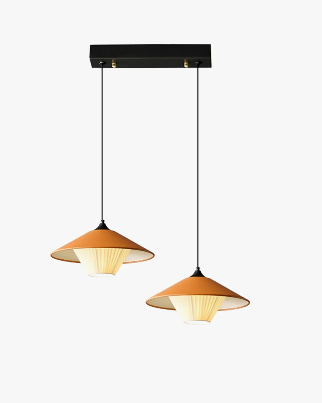 WOMO Leather Cone Pendant Light-WM2952 - Image 9