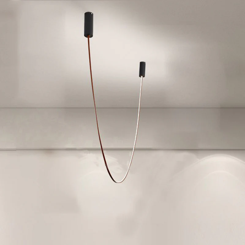 WOMO Leather Led Chandelier-WM2941 - Image 21