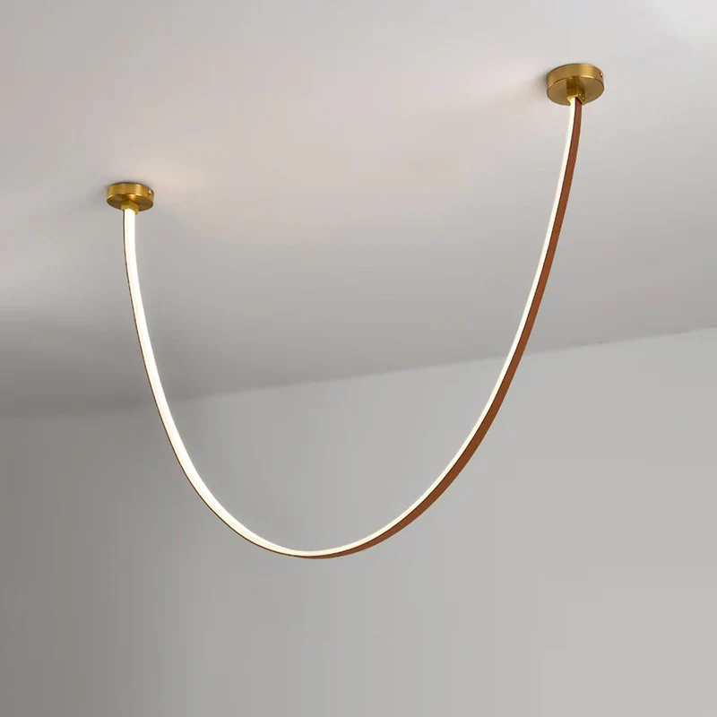 WOMO Leather Led Chandelier-WM2941 - Image 23