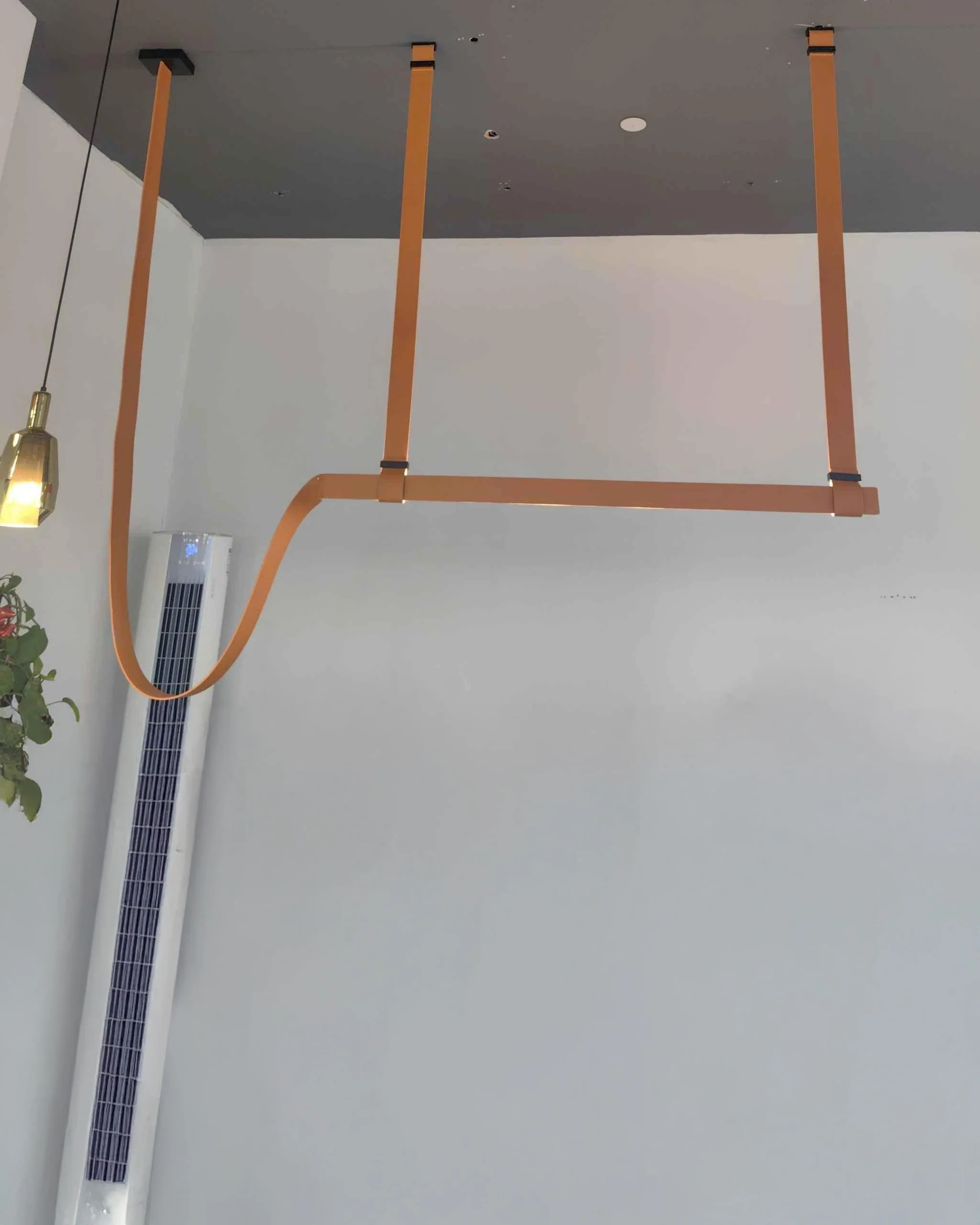 WOMO Leather Linear Chandelier-WM2912 - Image 10