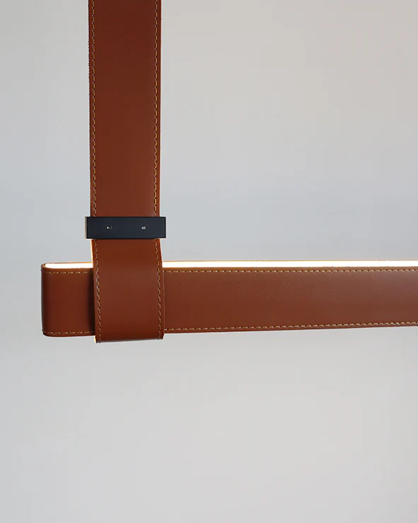 WOMO Leather Linear Chandelier-WM2912 - Image 12