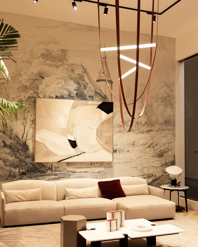 WOMO Leather String Chandelier-WM2273 - Image 13