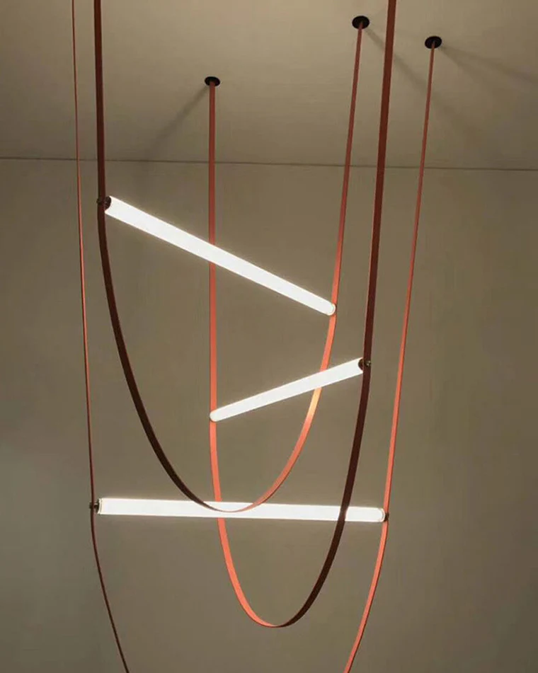 WOMO Leather String Chandelier-WM2273 - Image 16