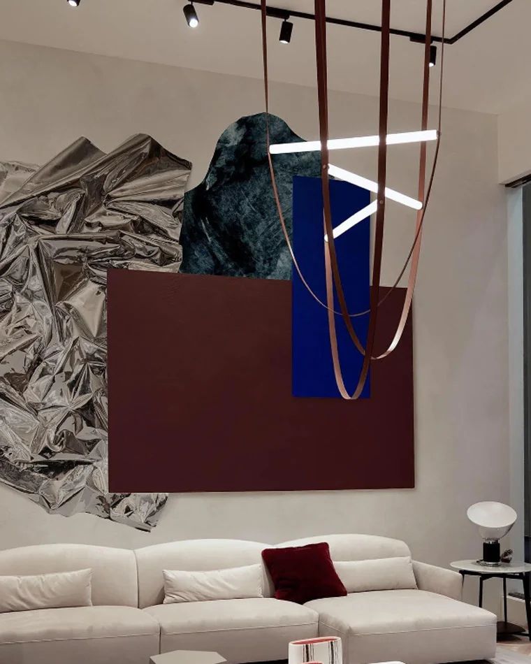 WOMO Leather String Chandelier-WM2273 - Image 19