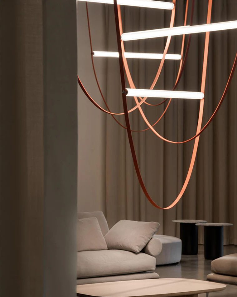 WOMO Leather String Chandelier-WM2273 - Image 22