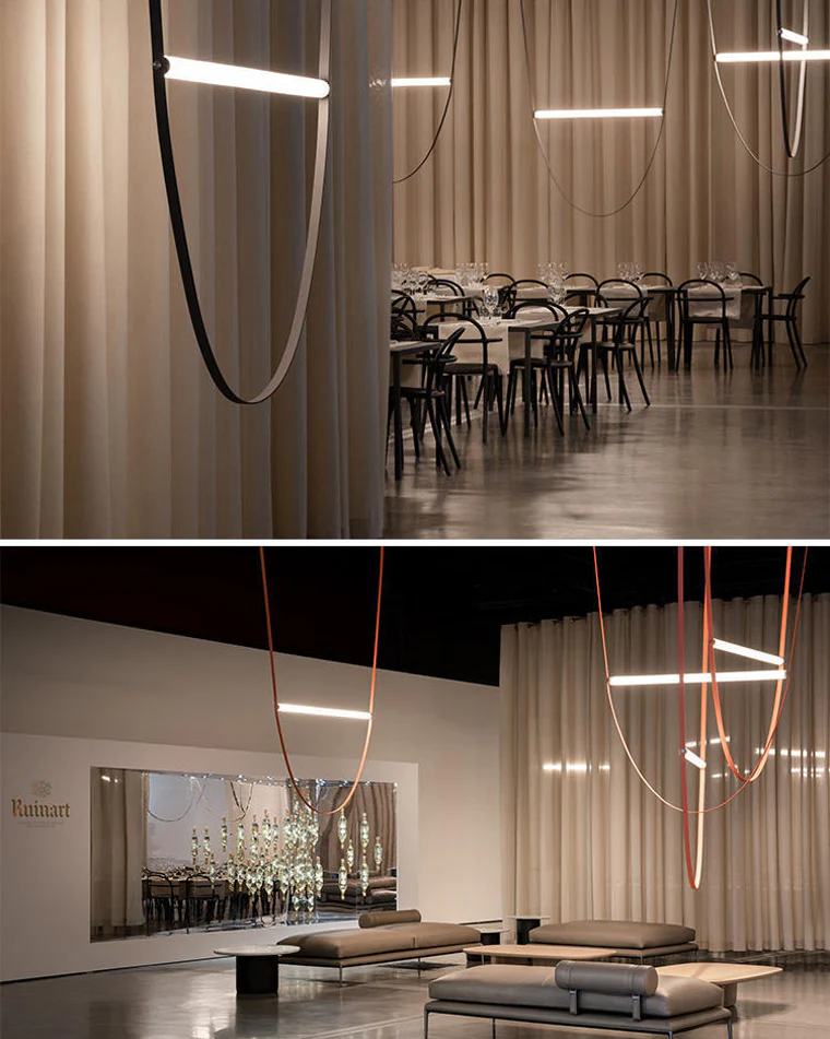 WOMO Leather String Chandelier-WM2273 - Image 23