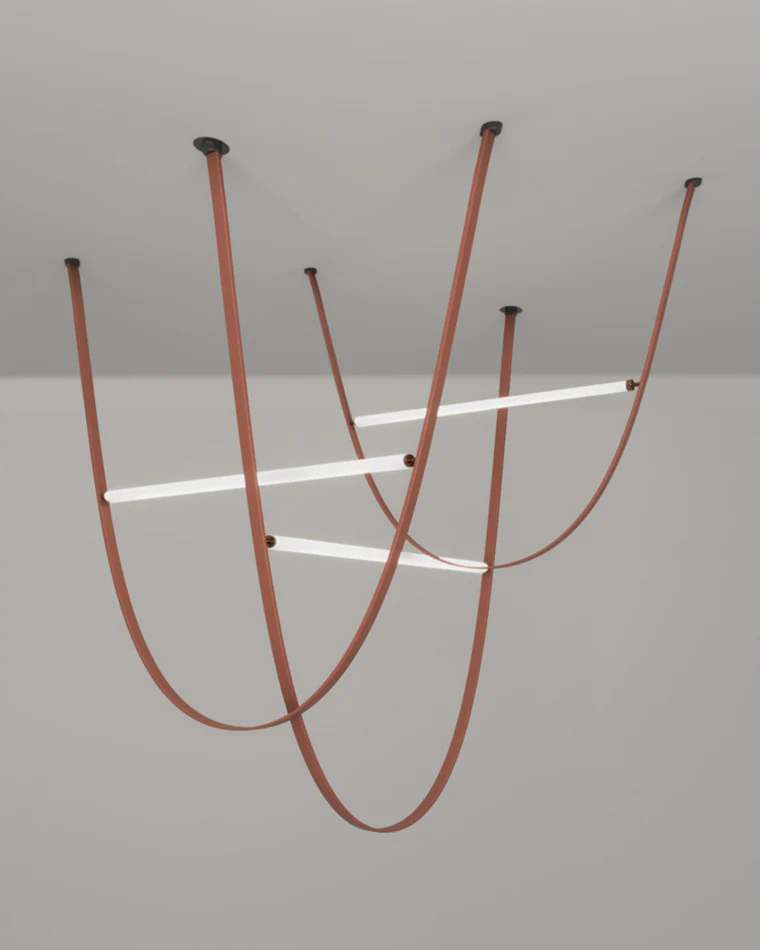 WOMO Leather String Chandelier-WM2273 - Image 30