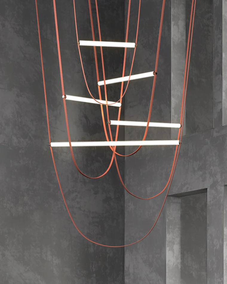 WOMO Leather String Chandelier-WM2273 - Image 33