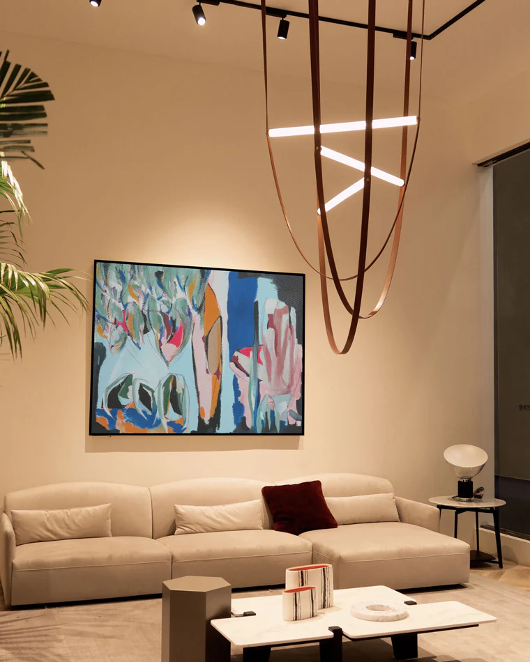 WOMO Leather String Chandelier-WM2273 - Image 45
