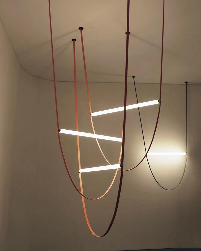 WOMO Leather String Chandelier-WM2273 - Image 46