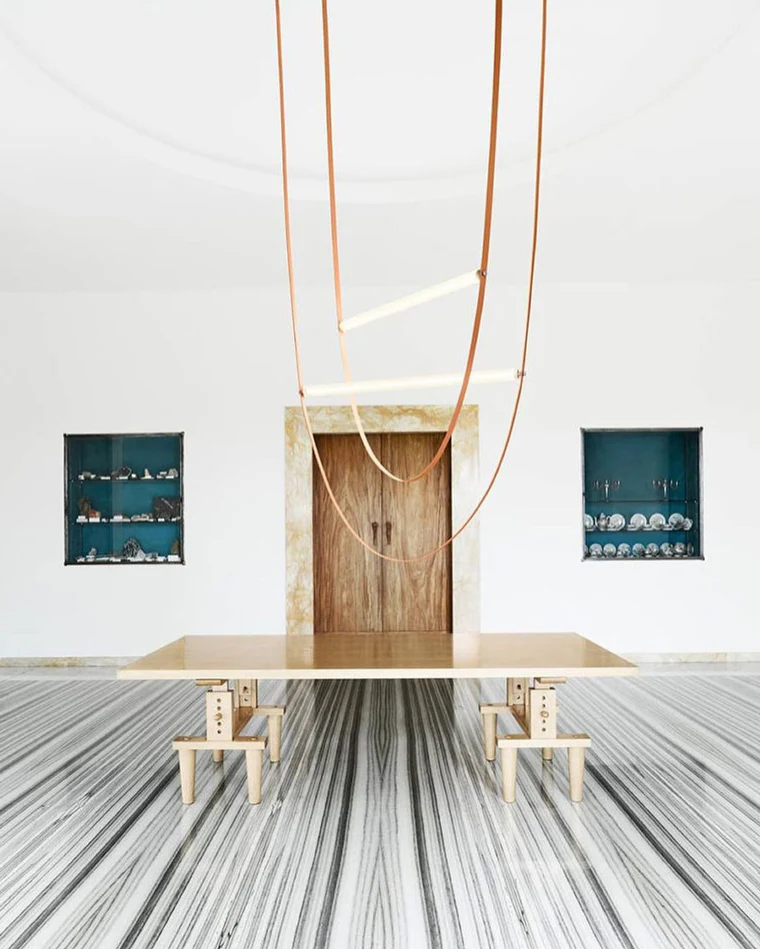 WOMO Leather String Chandelier-WM2273 - Image 5