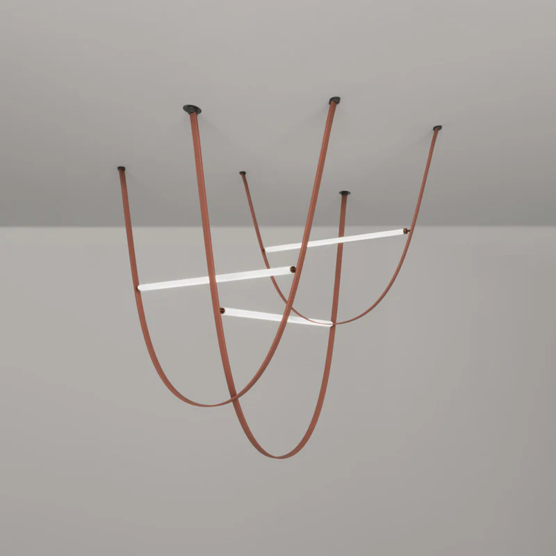 WOMO Leather String Chandelier-WM2273 - Image 59