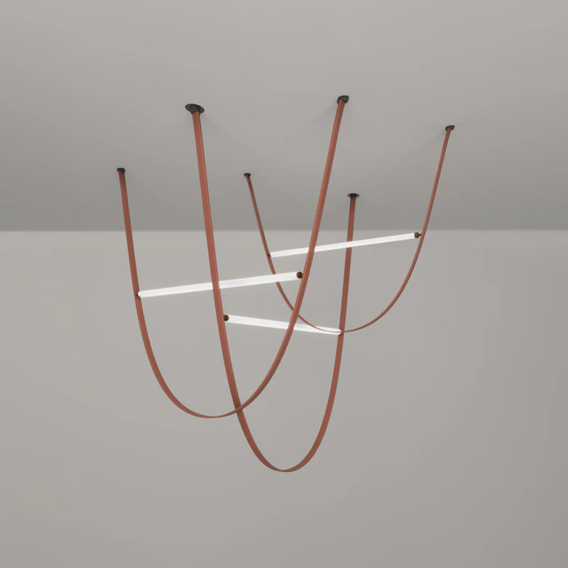 WOMO Leather String Chandelier-WM2273 - Image 61