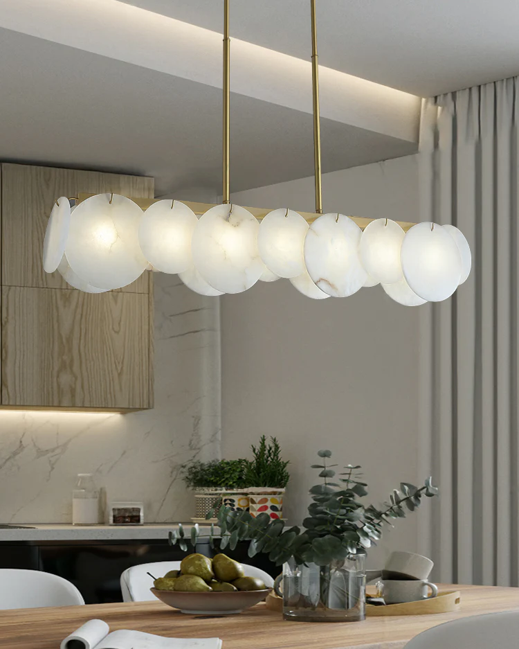 WOMO Linear Alabaster Chandelier-WM2855 - Image 2