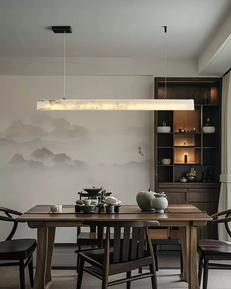 WOMO Linear Alabaster Led Chandelier-WM3055 - Image 2