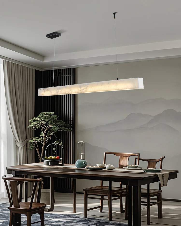 WOMO Linear Alabaster Led Chandelier-WM3055 - Image 6