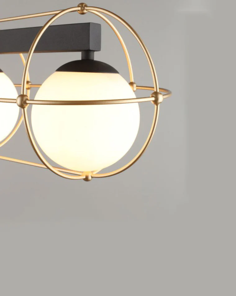 WOMO Glass Ball Linear Chandelier-WM2792 - Image 4