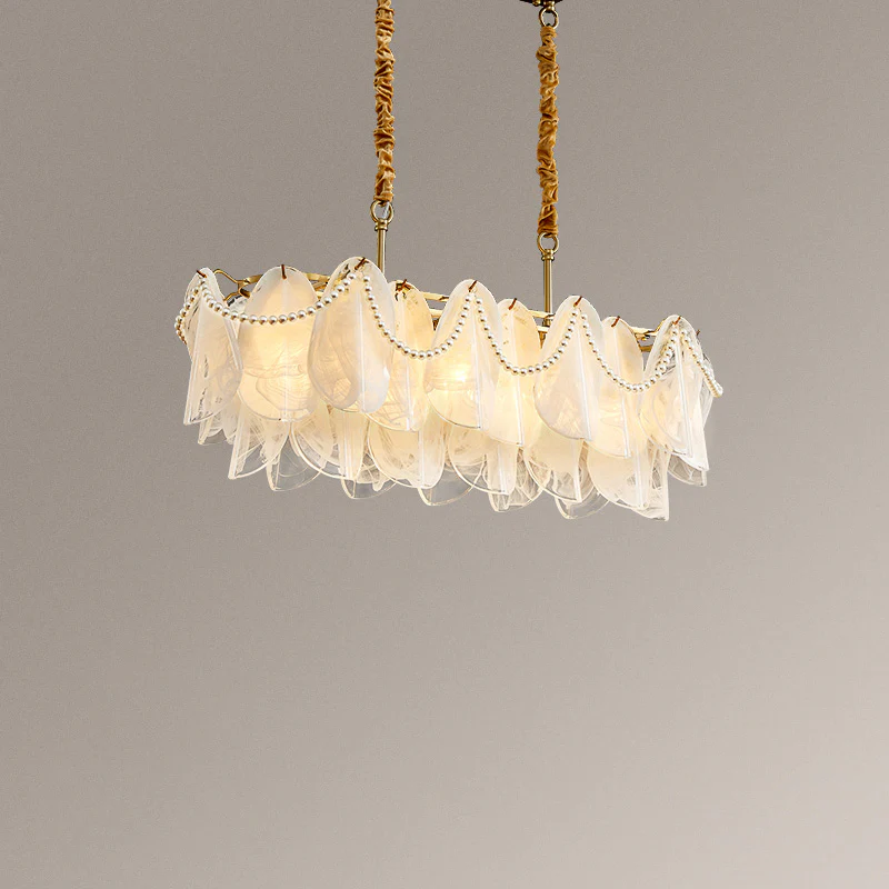 WOMO French Linear Glass Chandelier-WM2366 - Image 8