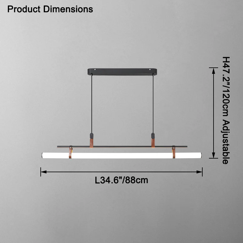 WOMO Rod Linear Led Pendant Light-WM2560 - Image 12