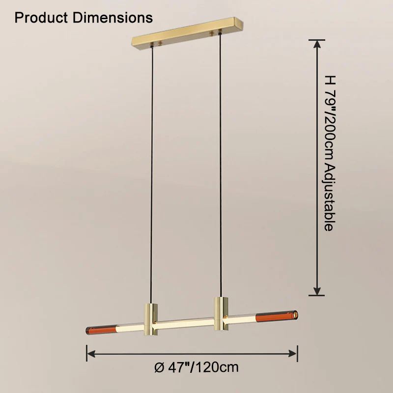 WOMO Rod Linear Led Pendant Light-WM2762 - Image 23