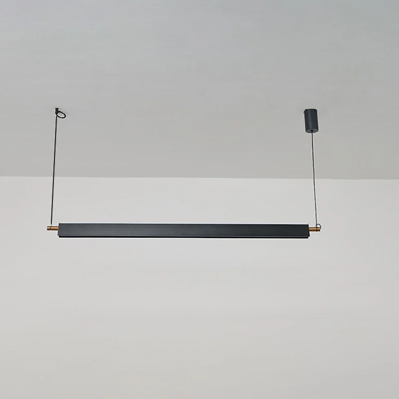 WOMO Black Linear Pendant Light-WM2182 - Image 16