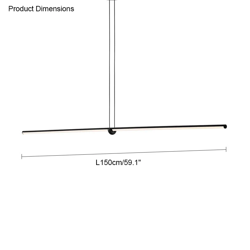 WOMO Linear Pendant Light-WM2453 - Image 10