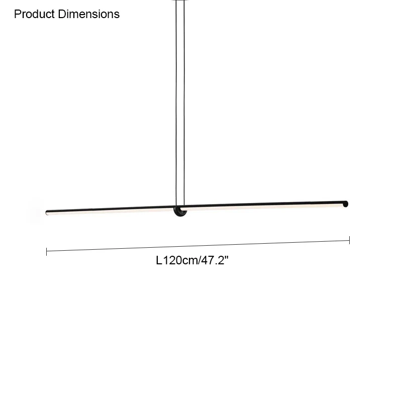WOMO Linear Pendant Light-WM2453 - Image 8