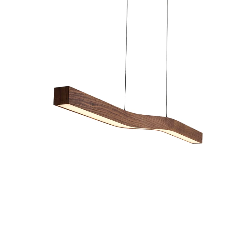 WOMO Wood Linear Pendant Light-WM2443 - Image 11