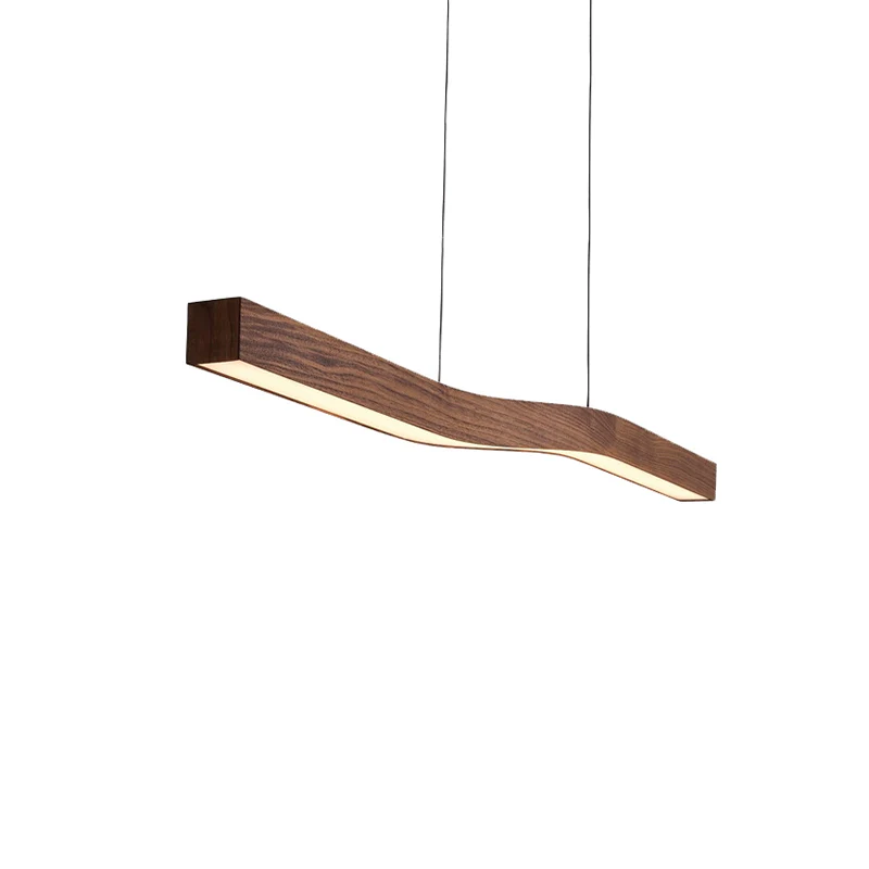 WOMO Wood Linear Pendant Light-WM2443 - Image 15