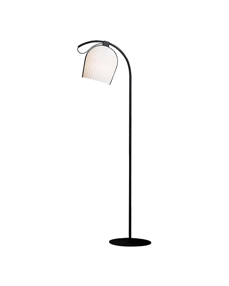 WOMO Pleated Arc Floor Lamp for Reading-WM7033 - Image 15