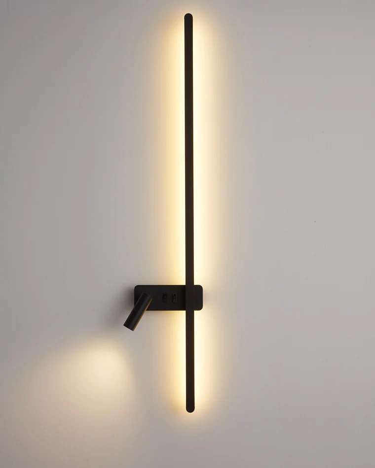 WOMO Switchable Long Linear Wall Sconce with Spotlight-WM6068 - Image 25