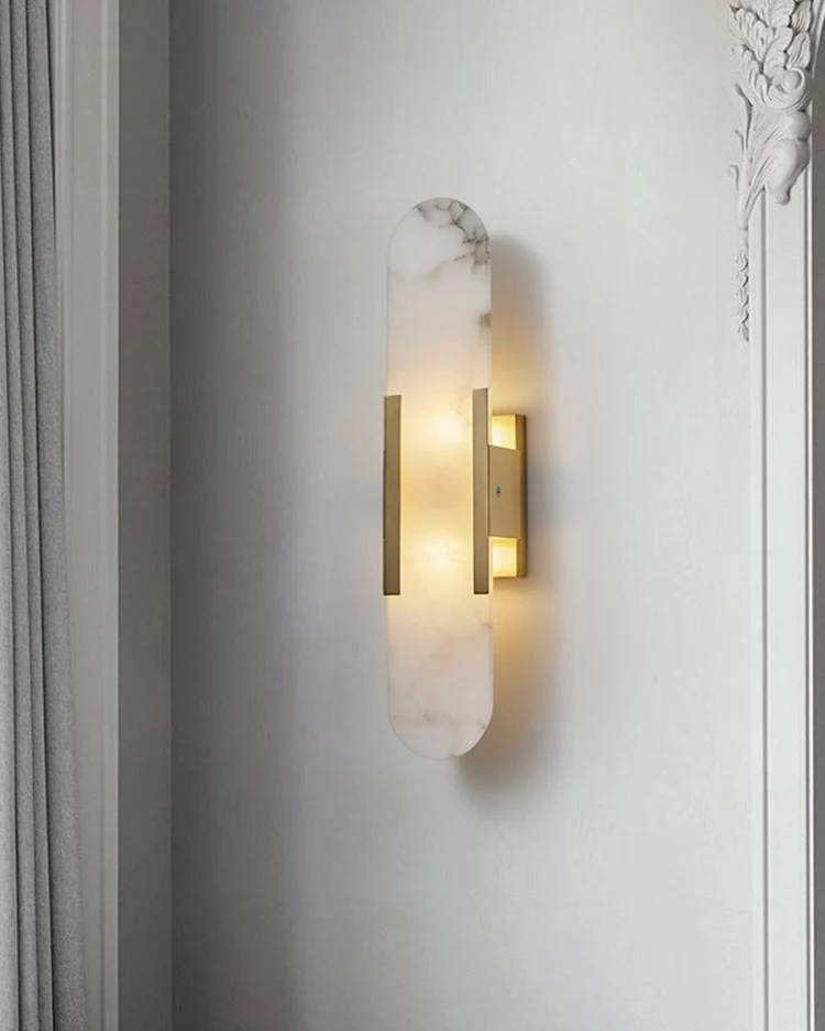 WOMO Oval Alabaster Wall Sconce-WM6107 - Image 39