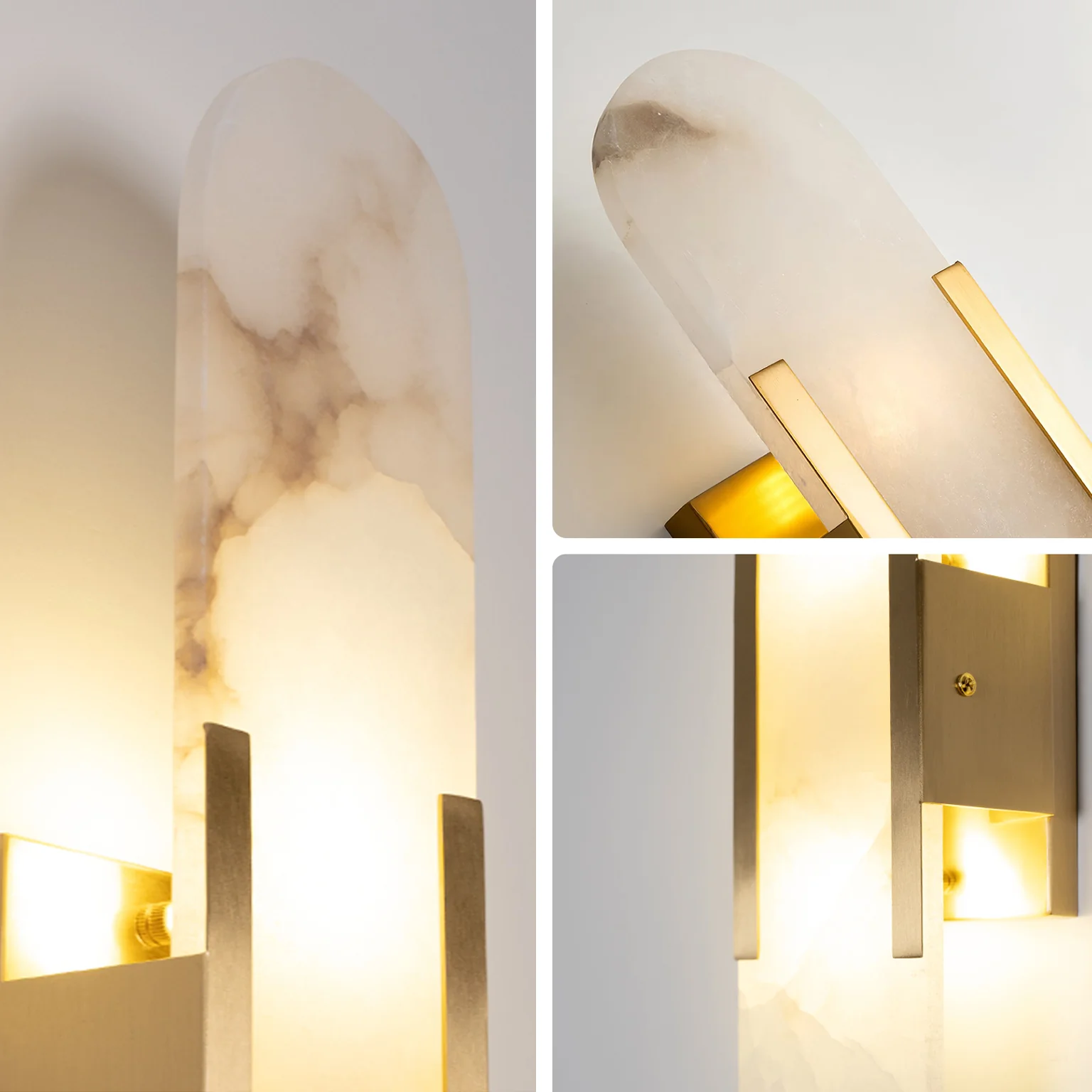 WOMO Oval Alabaster Wall Sconce-WM6107 - Image 42